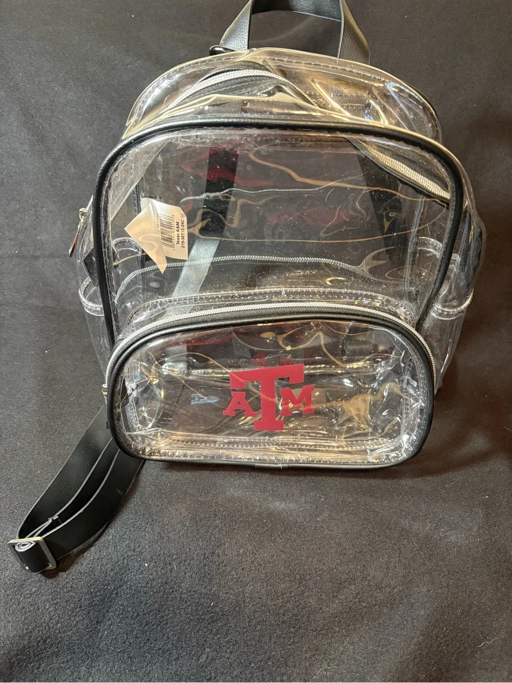 Texas A&M Aggies Logobrands Clear Stadium Backpack Official NCAA Licensed
